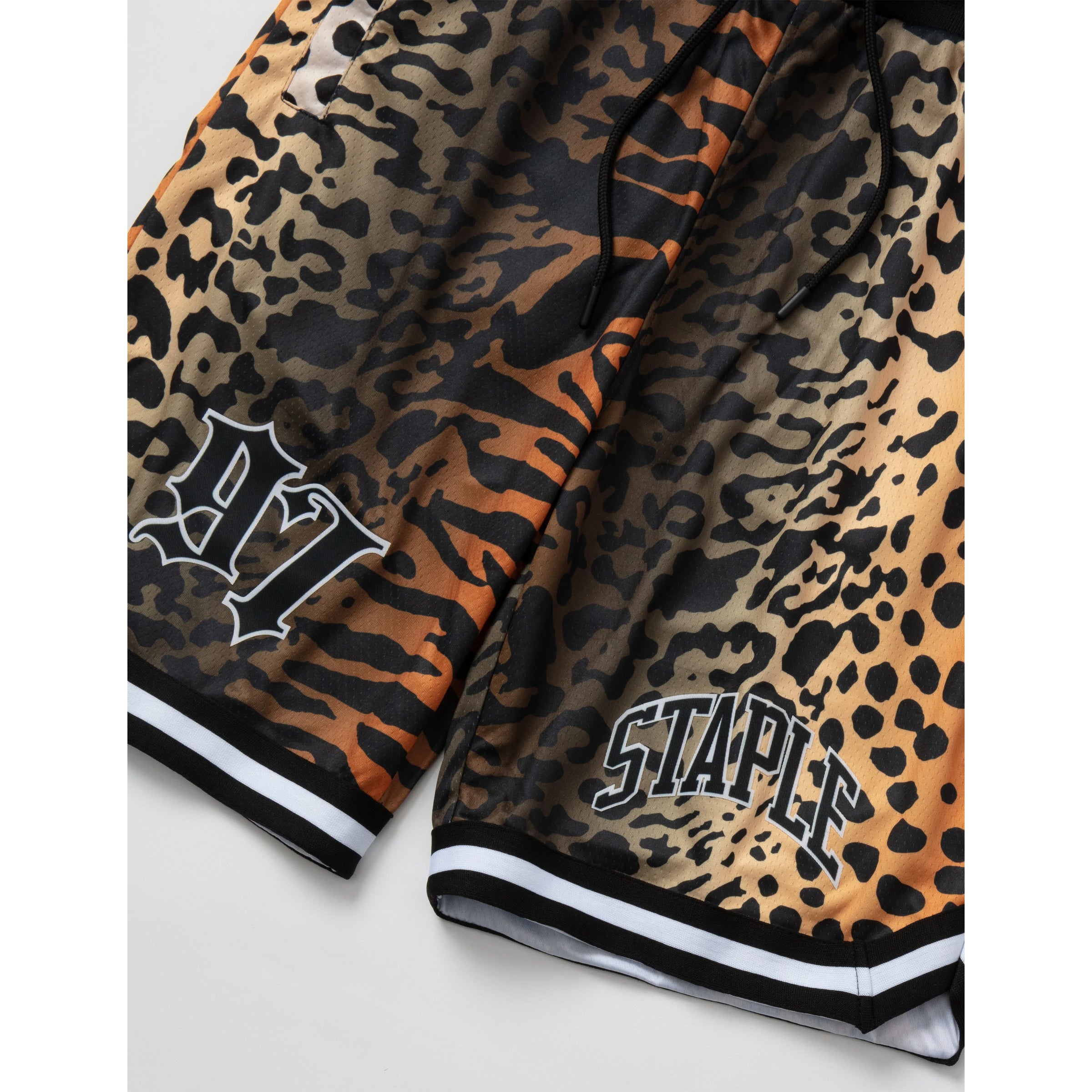 Staple Men Mesh Basketball Short Brown 2206B6979-BRN Secondary image