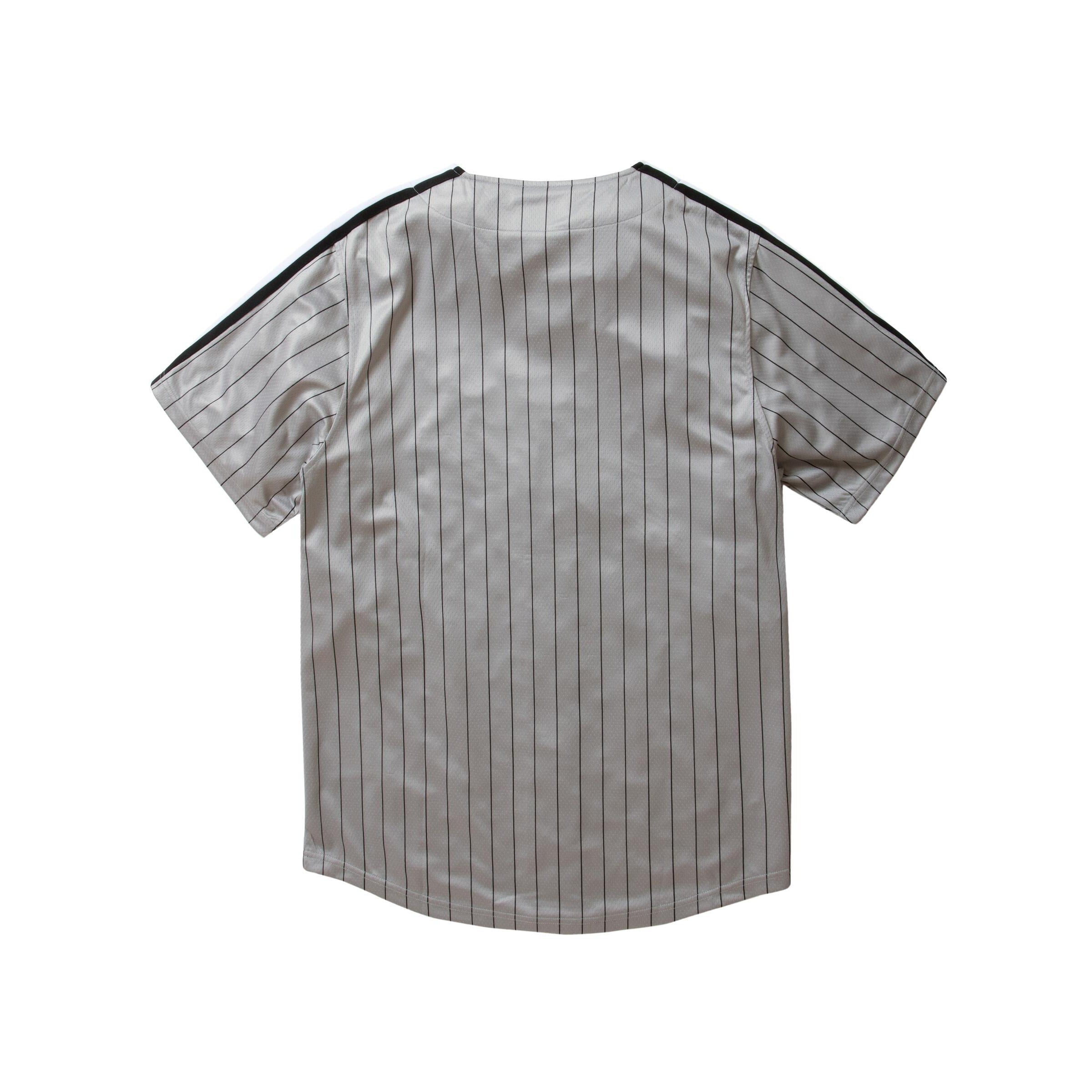 Staple Men Stadium Baseball Jersey Grey 2205C6966-GRY - TOPS - Canada