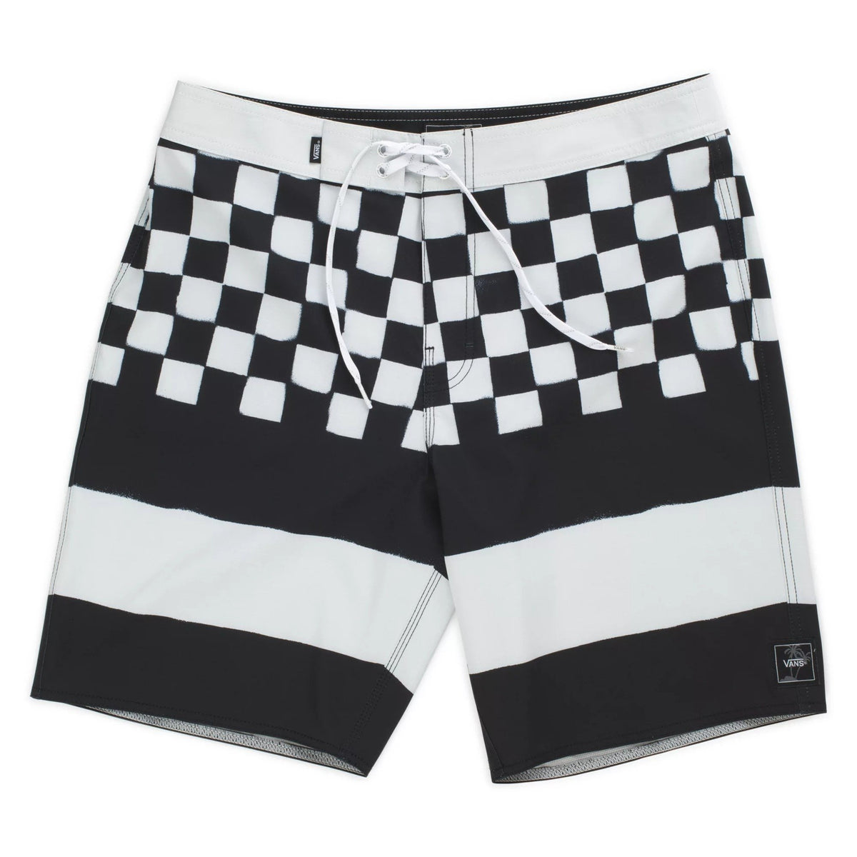 Vans Era Boardshort 19 Checkerboard Black Men Core VN0A3HBO95Y - SHORTS - Canada Main image