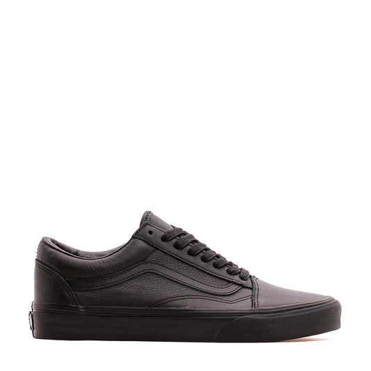 Vans Men Old Skool Leather Black VN0003Z6L3A - FOOTWEAR - Canada