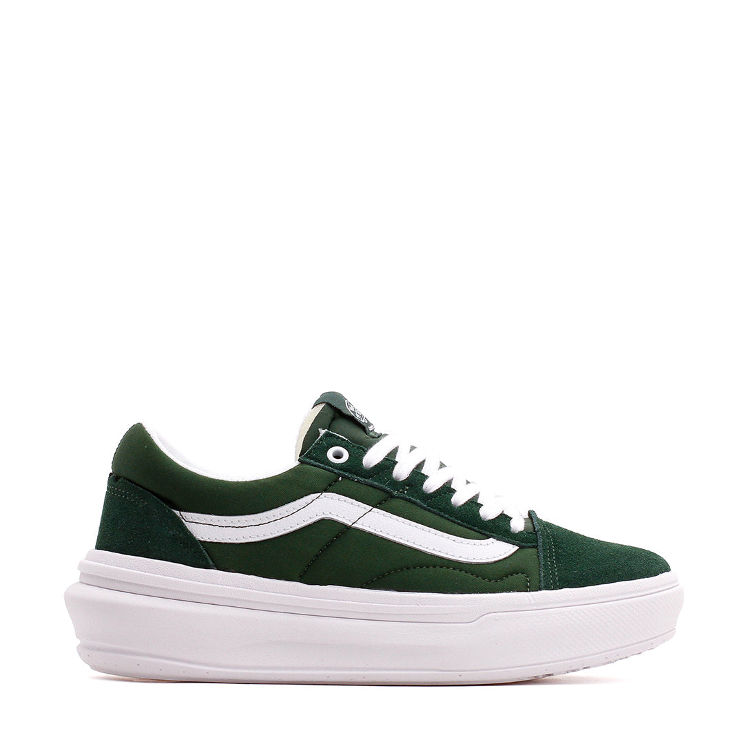 Vans Men Old Skool Overt CC Dark Green White VN0A7Q5EDGY - FOOTWEAR - Canada Main image