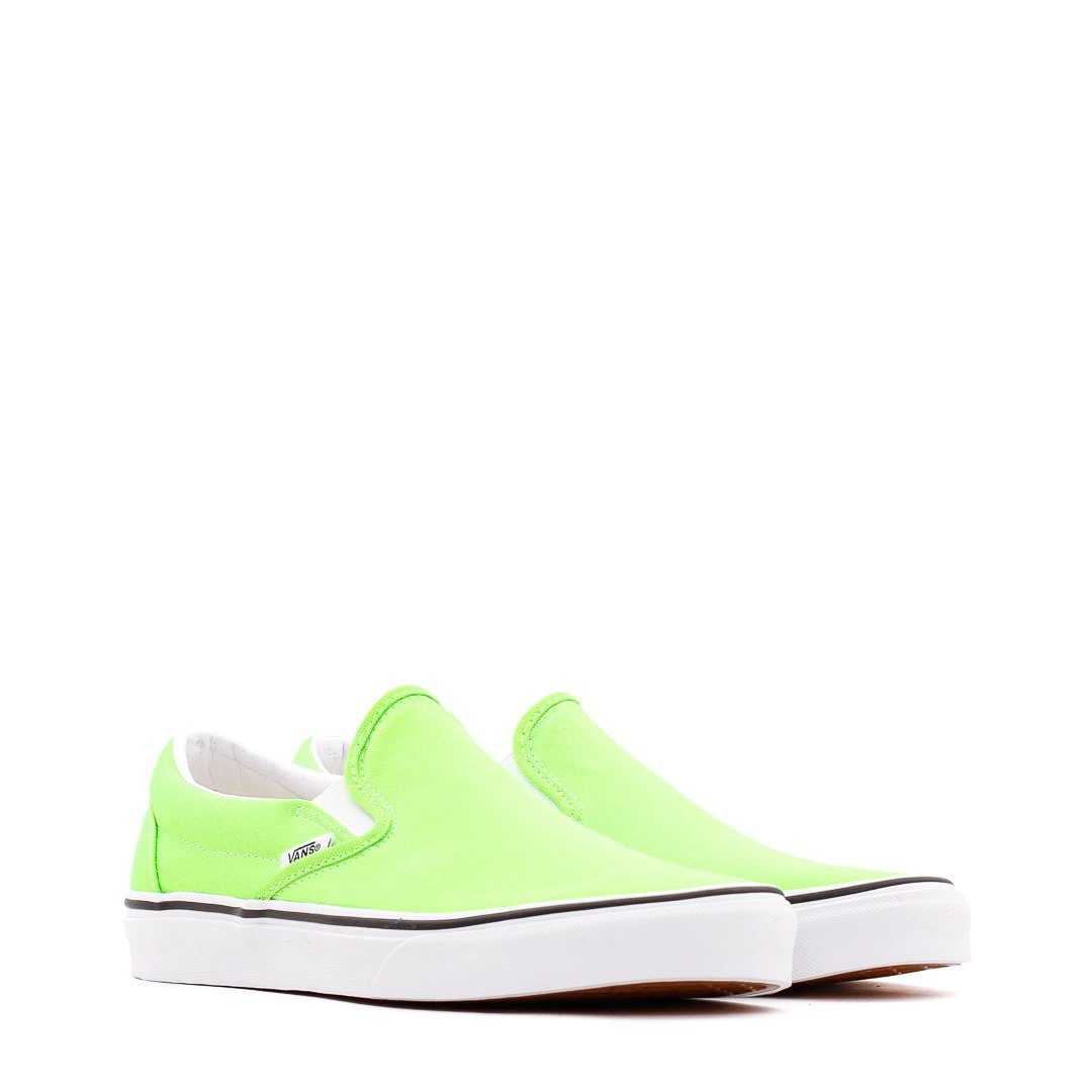 Lime green cheap slip on vans
