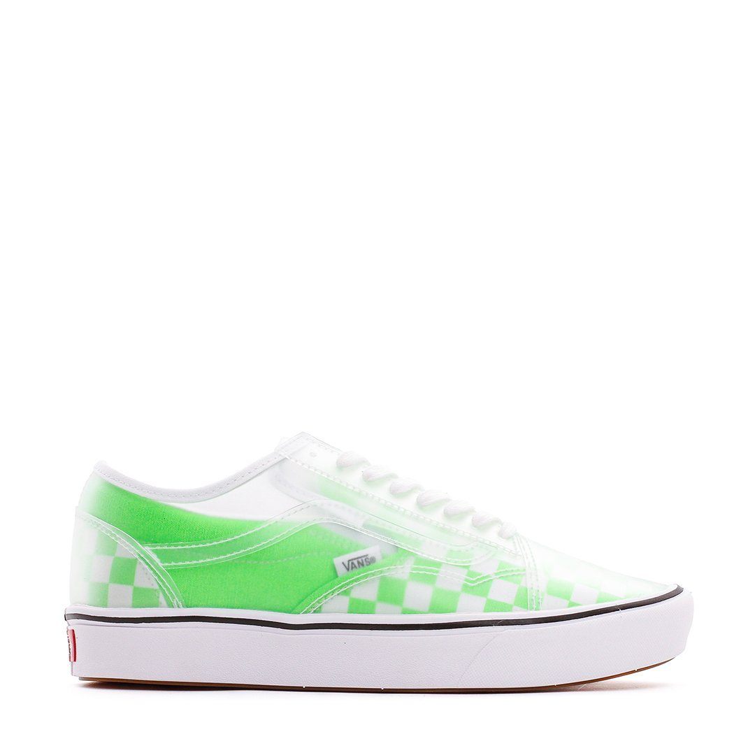 FOOTWEAR - Vans Men UA ComfyCush Slip-Skool Green Gecko White VN0A4P3EWYH Main image
