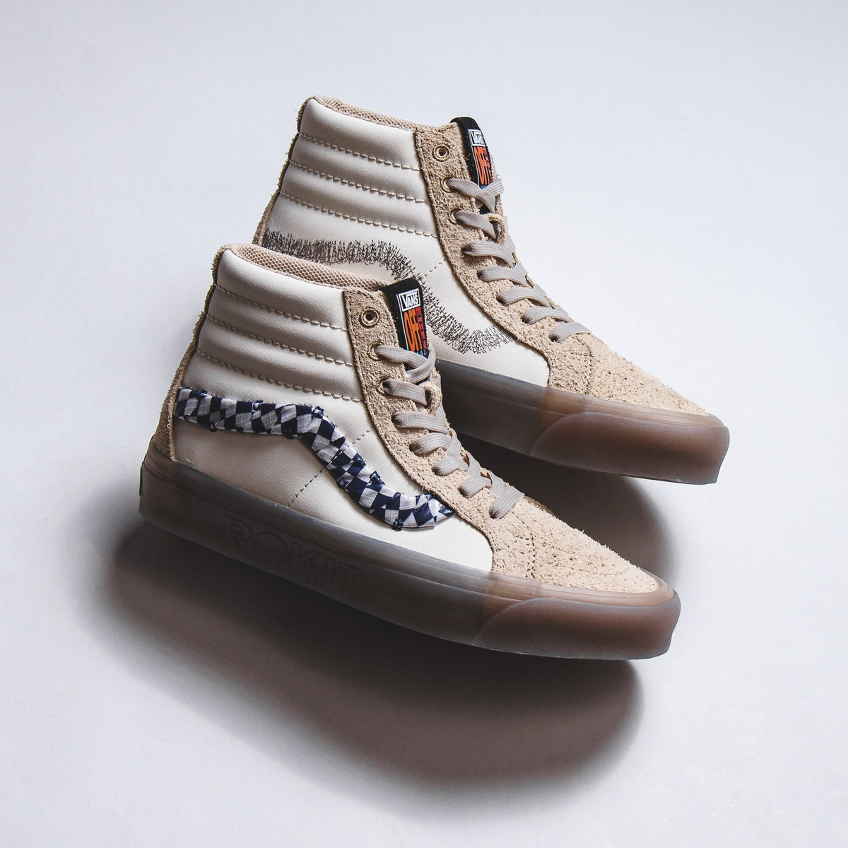 Vans Men UA Sk8-Hi 38 DX Rokit Translucent Pebble VN0000SQBKV - FOOTWEAR - Canada