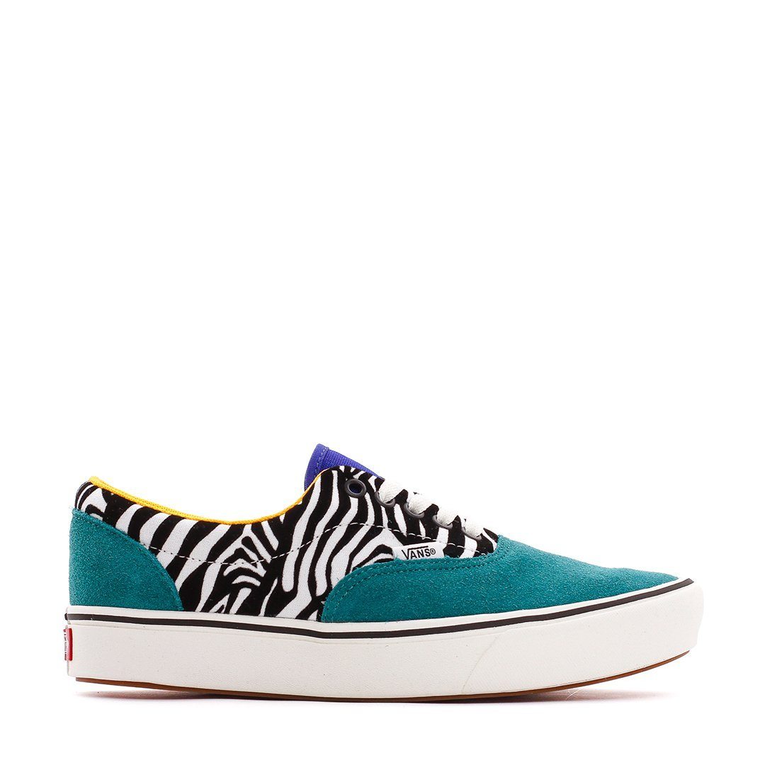FOOTWEAR - Vans UA ComfyCush Era Zebra Tidepool Surf The Web Women VN0A3WM9VWT Main image