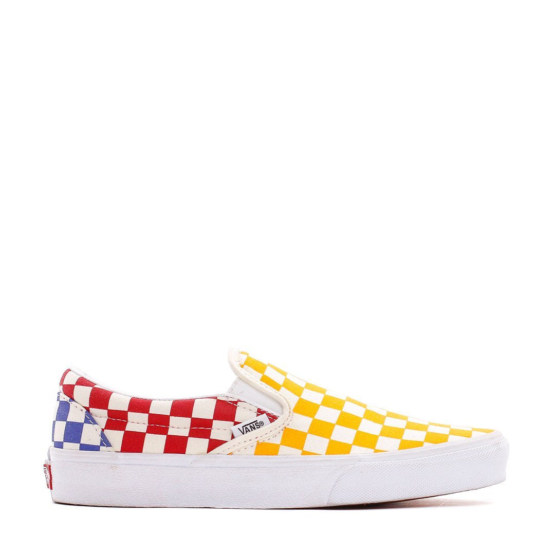 Vans UA Men Classic Slip-On Checkerboard Multicolour VN0A38F7VLV - FOOTWEAR - Solestop.com - Canada Main image
