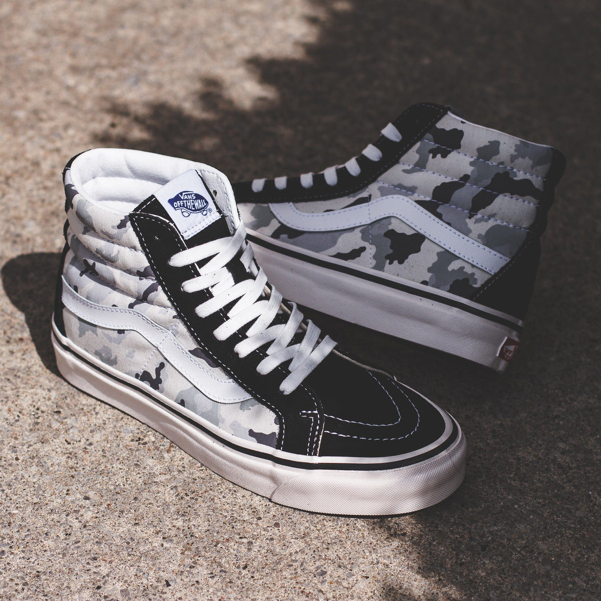 FOOTWEAR - Vans UA Sk8-Hi 38 DX Anaheim Factory Camo Grey Men VN0A38GFV7G