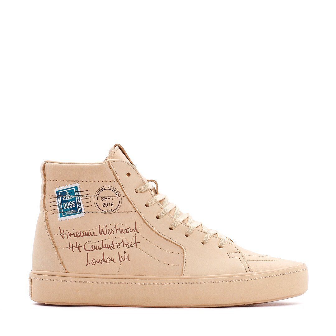 FOOTWEAR - Vans UA SK8-Hi X Vivienne Westwood Letter Veggie Tan Men VN0A4BV6XKF Main image