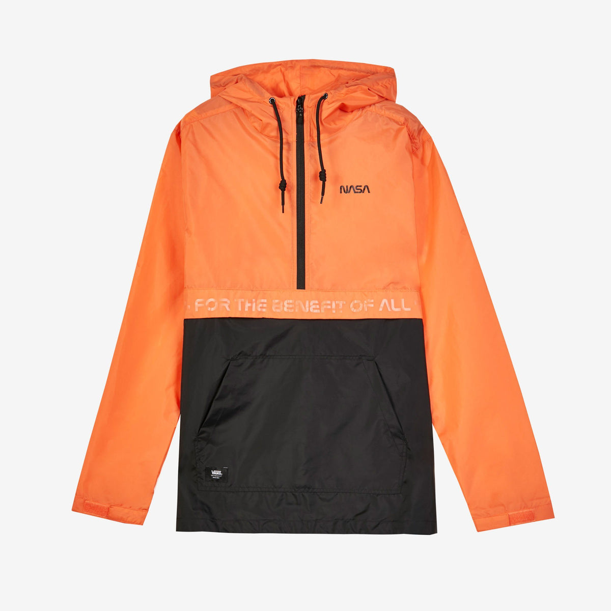 OUTERWEAR - Vans X NASA Space Anorak Orange Black Men Core VN0A3W7AXH7 Main image