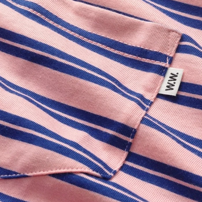 Wood Wood Men Bobby Striped T-Shirt Dusty Pink Secondary image