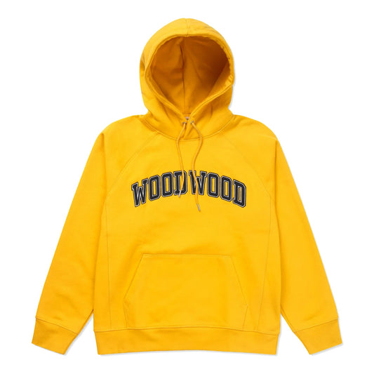Wood Wood Men Fred IVY Hoodie Yellow - SWEATERS - Canada